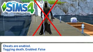 How To Stop Death Cheat (Turn Off/Disable Grim Reaper Cheats) - The Sims 4