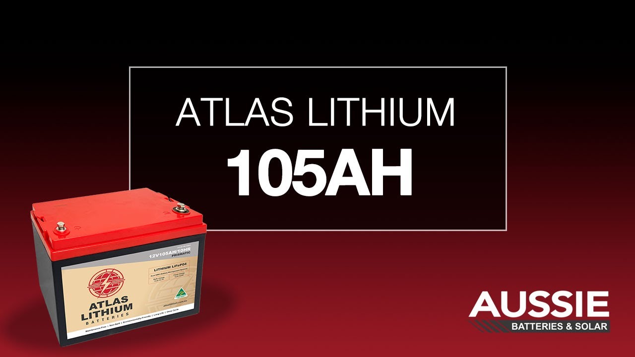 ATLAS 105AH 12V Double BMS Prismatic Lithium Battery YouTube
