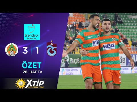 Merkur-Sports | C. Alanyaspor (3-1) Trabzonspor - Highlights/Özet | Trendyol Süper Lig - 2023/24