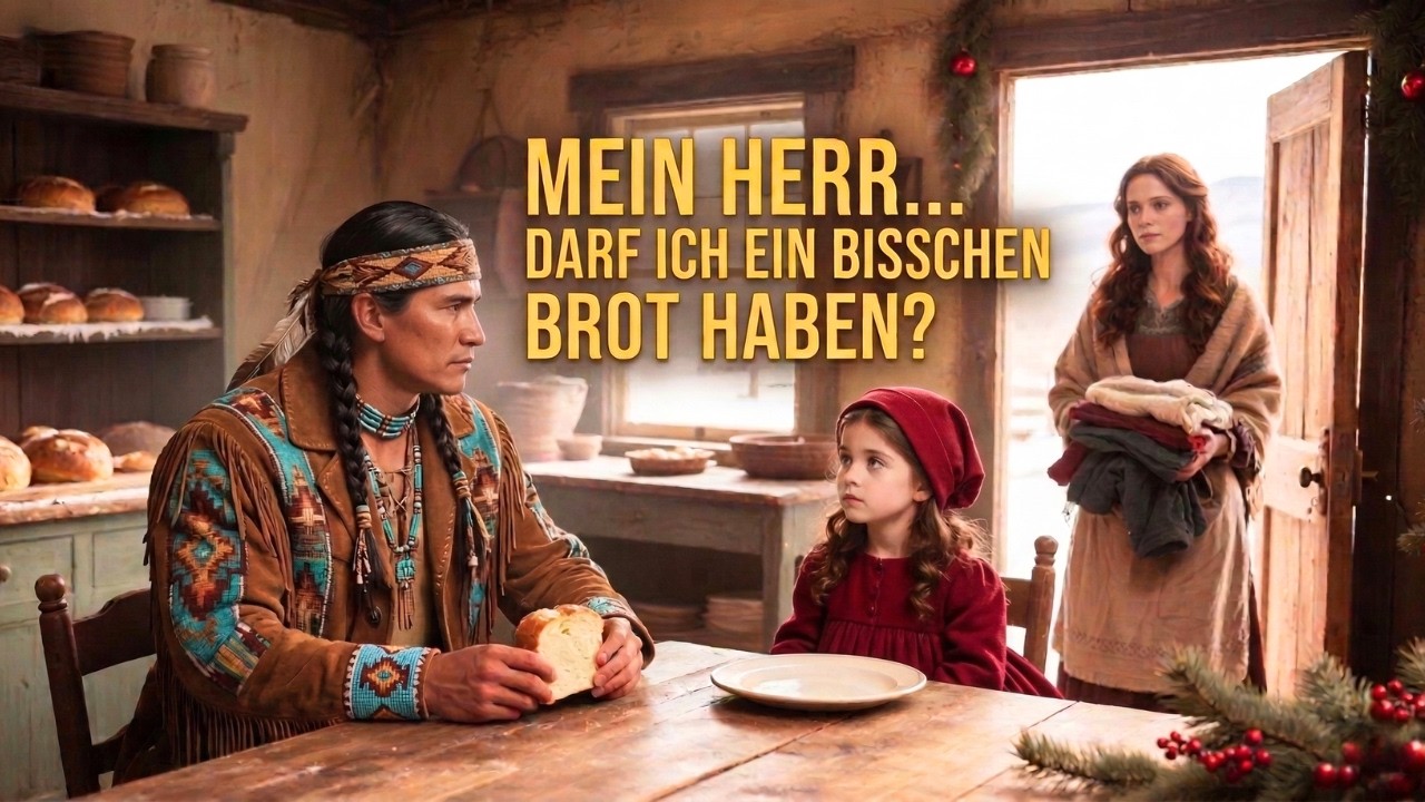 „Sir, darf ich ein wenig Brot haben?“ – Als das kleine Mädchen den Apache fragte, weinte er sofort