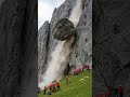 Rockslide Disaster 2025: Terrifying Moment Climbers Are Engulfed