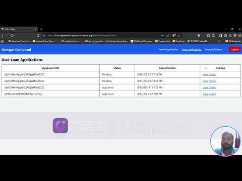 Loan Application System | Full Stack Project Walkthrough (React, Firebase,UiVERSE)