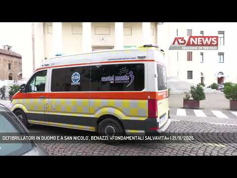DEFIBRILLATORI IN DUOMO E A SAN NICOLO', BENAZZI: «FONDAMENTALI SALVAVITA» | 21/11/2025