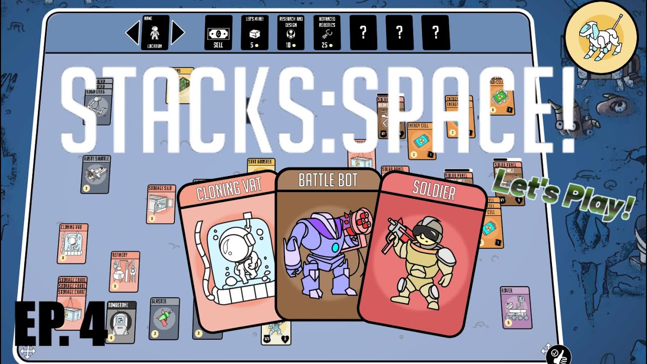 Stacks: Space! | SCI-FI Card Game Inspired by Stacklands | EP. 4 - In Over Our Heads!