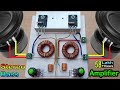 Simple homemade powerful stereo heavy bass amplifier  how to make amplifier withtransistor 2sc5200