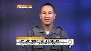 Cop In Cruiser As Chimp Attacked Speaks