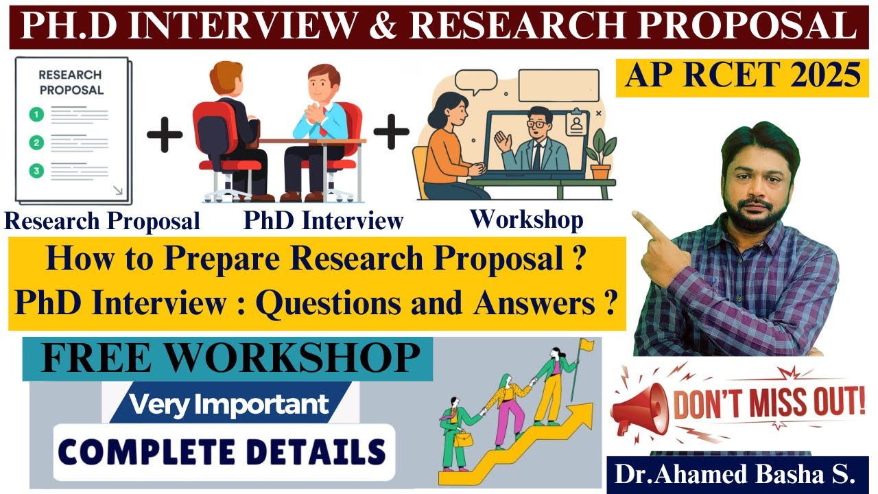 PhD Interview & Research Proposal : Free Workshop - Complete Details AP ...