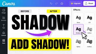 How to Add Text Shadow in Canva