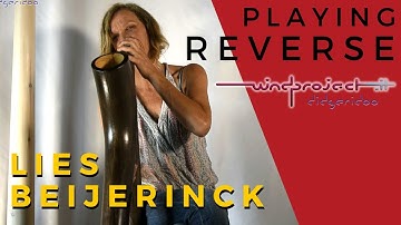 Reverse, the new Windproject Didgeridoo Serie, Key of D, 185 cm long, played by Lies Beijerinck