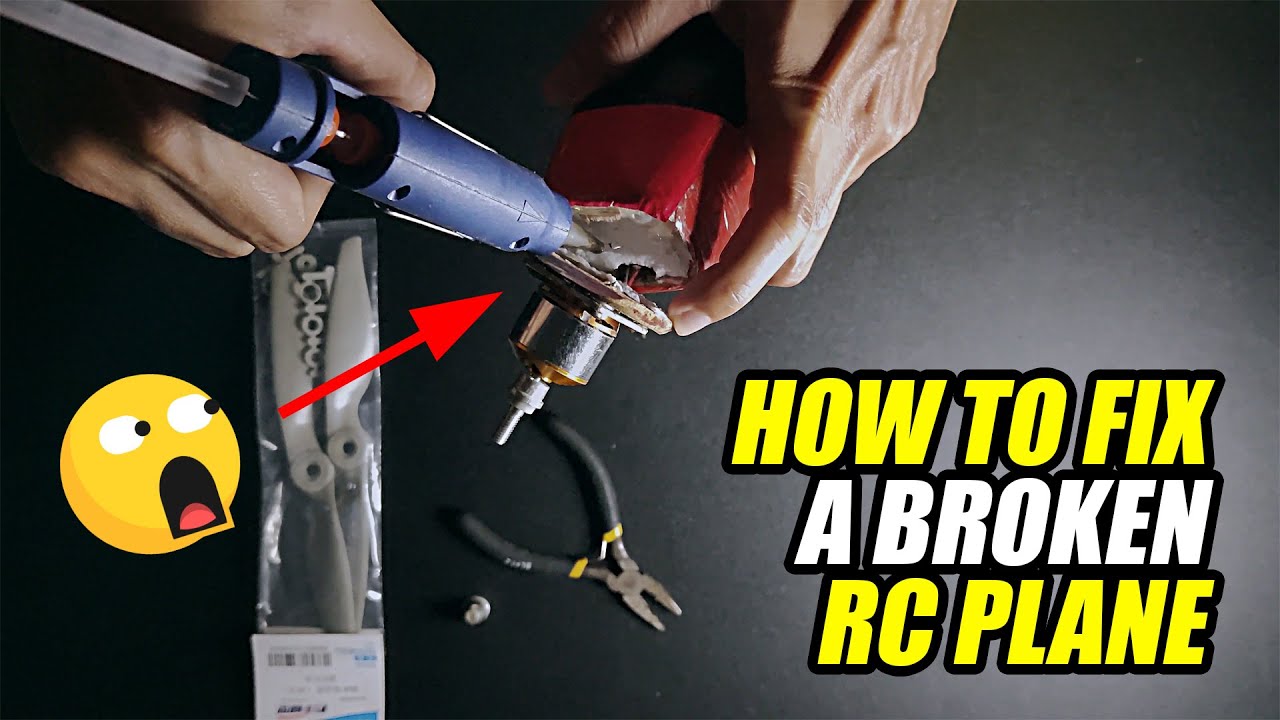 HOW TO FIX A BROKEN RC PLANE