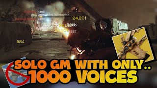 Solo Insight Terminus GM Using ONLY 1k Voices | Destiny 2