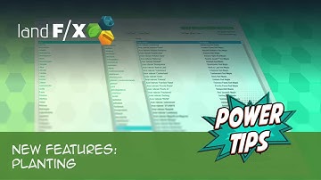 Power Tip: New Features - Planting