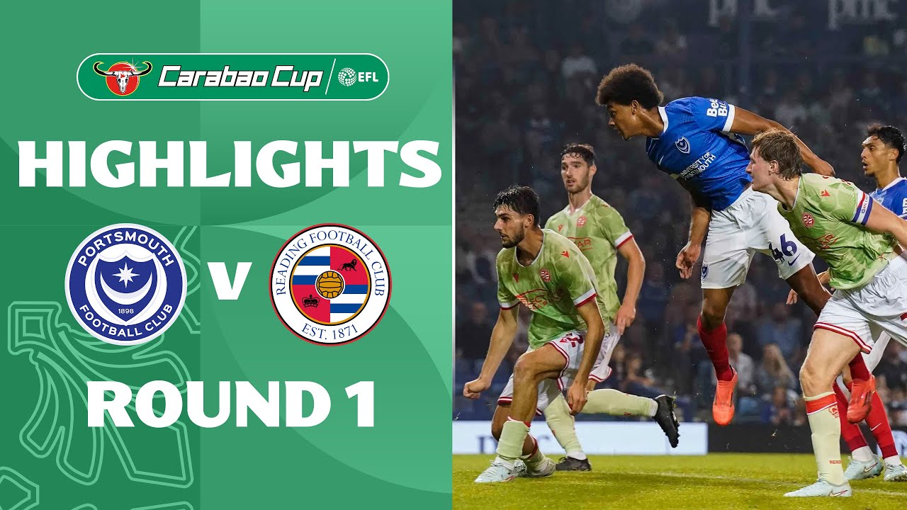 [Highlight] Carabao Cup : Portsmouth vs Reading (13-08-68)