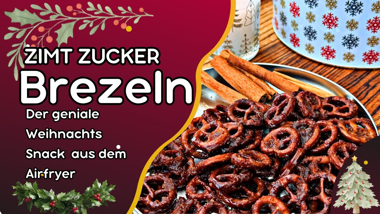 Gebrannte Zimt-Zucker Brezeln - Der beste Snack Ever | The BBQ BEAR