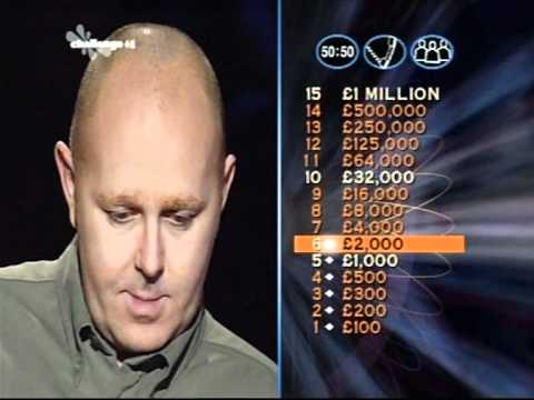 Lee Cartwright plays Millionaire