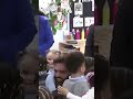 Mamdani shares group hug with preschoolers