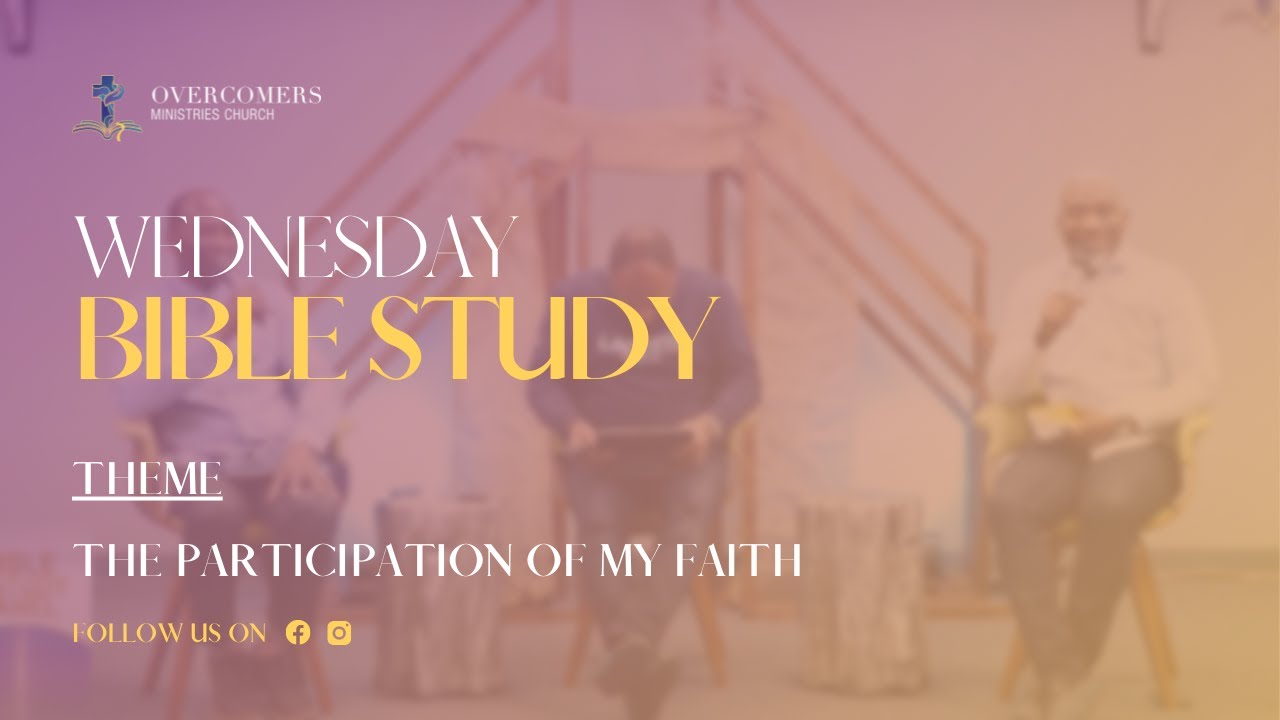 OMCDallas Bible Study Panel The Participation of my Faith YouTube