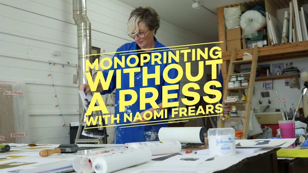 Урок монопечати с Наоми Фрирз | Школа цифрового искусства Hospital Rooms совместно с Seasalt Corn...