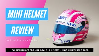 REVIEW Schuberth 1:2 SF2 Pro mini helmet Nico Hülkenberg British GP 2020 F1 half scale