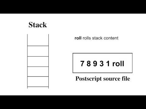 Postscript Tutorial -- 01 Stack - YouTube