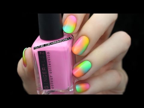 EASY Neon Nail Art