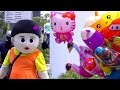 Balon Karakter/Balon Terbang Hello Kitty, Hewan dll - Lagu Anak Populer BALONKU ADA LIMA Drumband