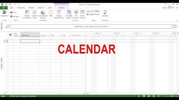Create new calendar and assign calendar for project