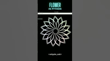 import turtle flower in python #python #graphics #frontend #turtle