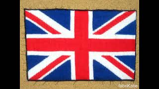 Knitted Union Flag time-lapse
