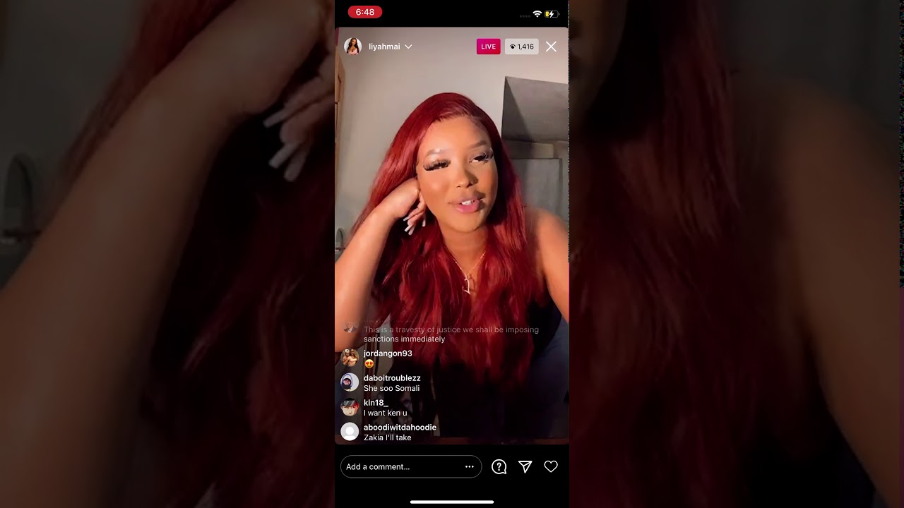 Liyah Mai Instagram Live - YouTube