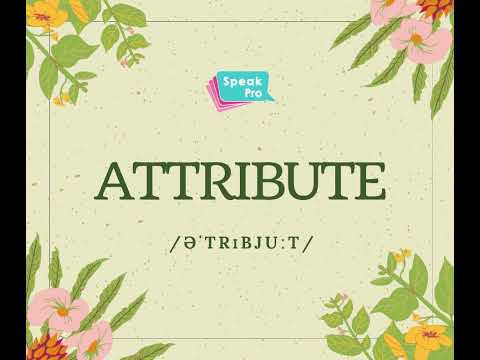 Phrasal verb: ATTRIBUTE (A) TO (B)