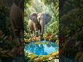 हाथी का सब्र 🐘 | Asli Taqat Kya Hoti Hai? 💡 #Shorts #kidsstory #cartoon
