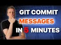 Git commit message  you are not doing it correctly