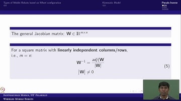 mod02lec09 - Holonomic and Non-holonomic Mobile Robots
