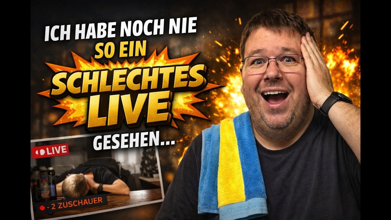 Dieses Live war eine Katastrophe. Ihr müsst es euch anschauen.
