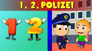 1, 2, Polizei - Kinderlieder zum Mitsingen - Sing Kinderlieder