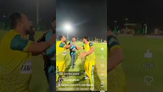 14th August match in naya nazimabad Karachi with mishkatkhan