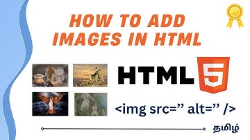🌐 HTML Image Tag Explained in Tamil | How to Add Images in HTML 🚀