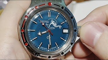 Восток (Vostok) - Amphibia "Scuba Dude" Dive Watch (420059)