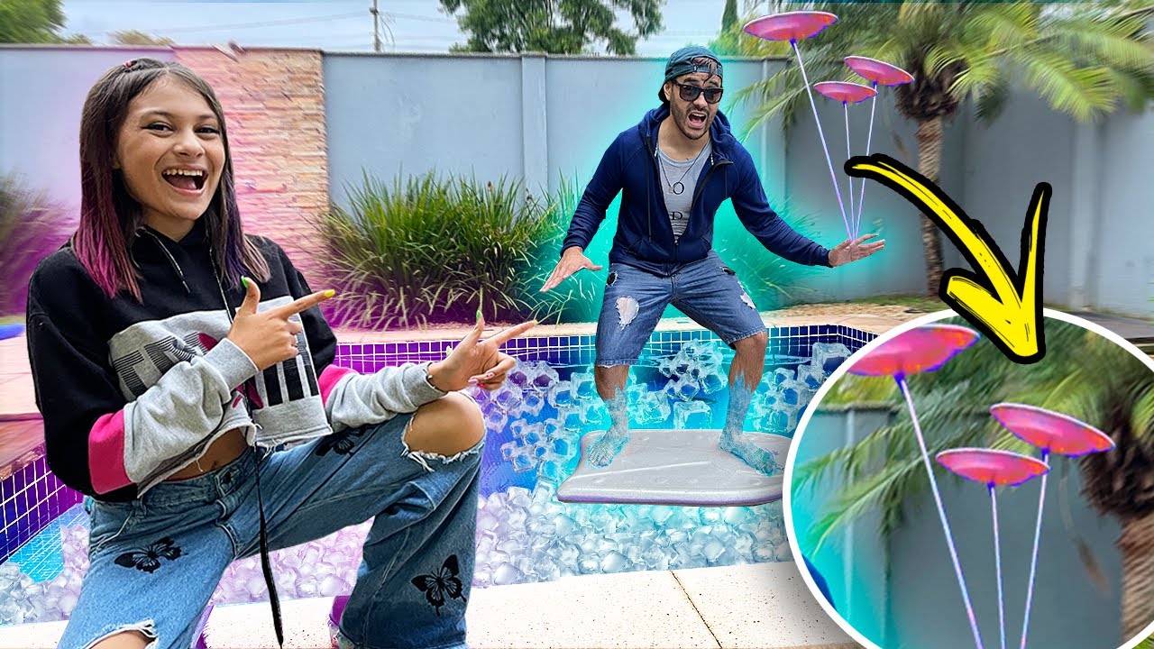 SIM PRA TUDO QUE A BIANKINHA PEDIR NA PISCINA!! JUNINHO MEU