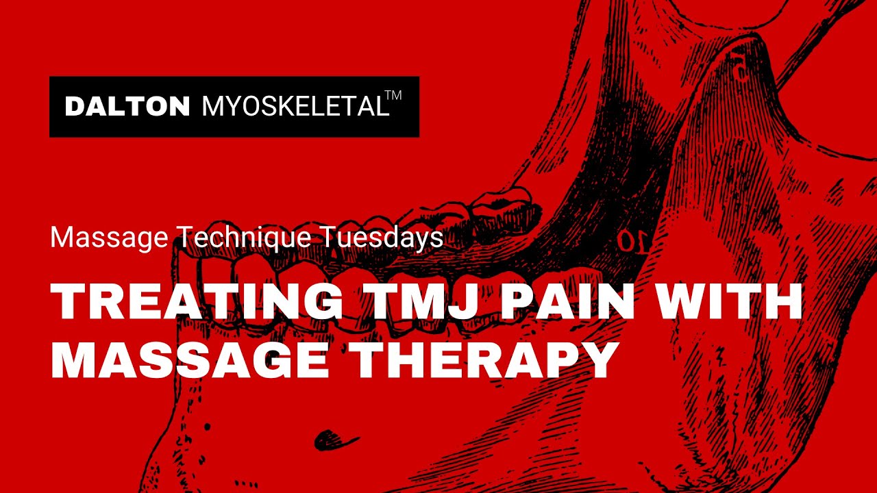 Manual Therapy Technique for Treating TMJ YouTube