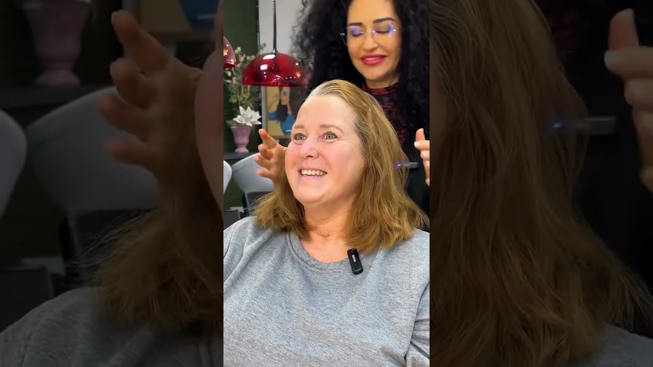Wunderschön geworden die Haare von Nicole!Sieht sofort das sich alles harmoniert!❤️#friseur #haircut