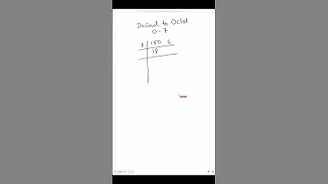 Decimal to Octal Conversion! #decimaltooctal #coding #programming #interviewquestions