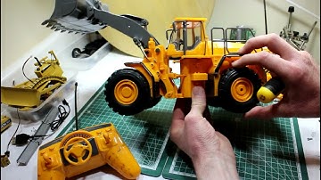 Fault finding the broken steering mechanism on our 1:28 Scale RC Loader