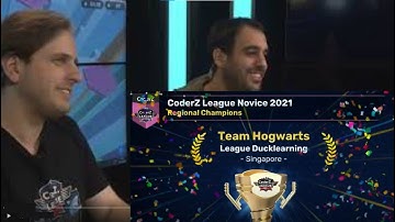coderz league novice prize presentation 2021 Part 1/2. Team Hogwarts Singapore won 3 awards