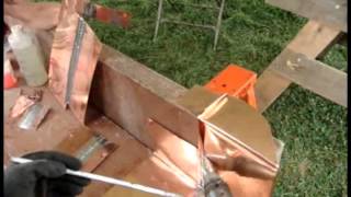 Soldering Flatlock Copper and Vertical Copper Flashing Seams