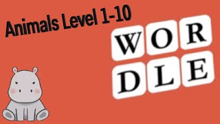 Famous [steam] Wordle (ANIMALS) Walkthrough Level 1-10 Wealth