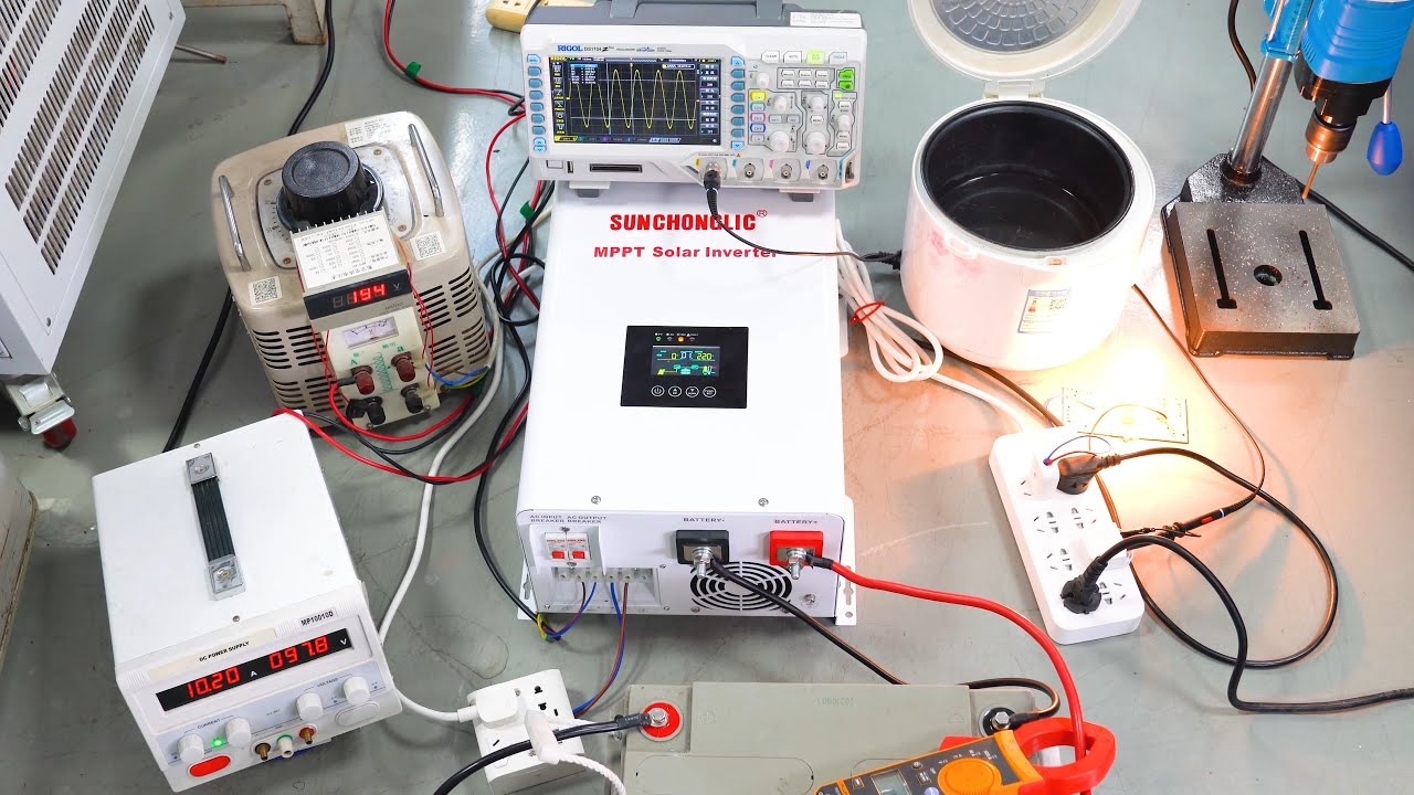 Sunchonglic Low Frequency Off Grid Solar MPPT Hybrid Inverter 12V/24V ...