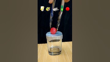 Which item is more satisfying. #experiment #satisfying #hotballvsthings #heat #diy #foryou #viral