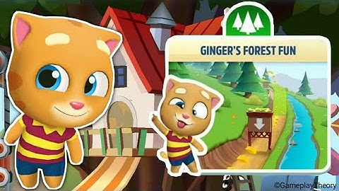 Talking Tom Gold Run Gameplay Walkthrough Ep.04 - Ginger